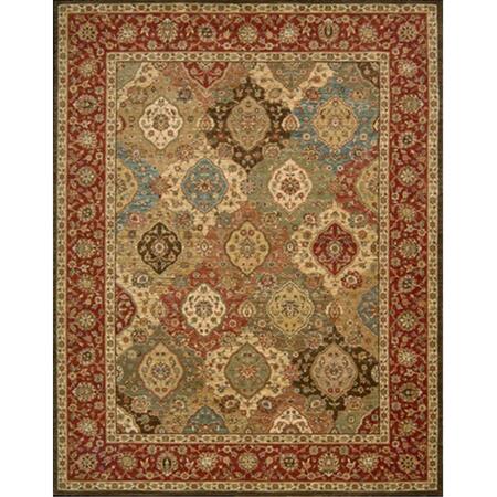 NOURISON Living Treasures Area Rug Collection Multi Color 8 Ft 3 In. X 11 Ft 3 In. Rectangle 99446676672